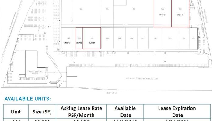 Warehouse Space for Rent at 875-943 S Azusa Ave City Of Industry, CA 91748 - #12