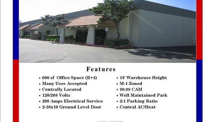 Warehouse Space for Rent at 500 Harrington St Corona, CA 92880 - #1