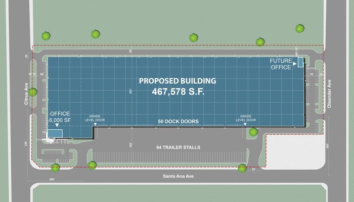 Warehouse Space for Rent at Citrus Avenue & Santa Ana Avenue Fontana, CA 92335 - #2