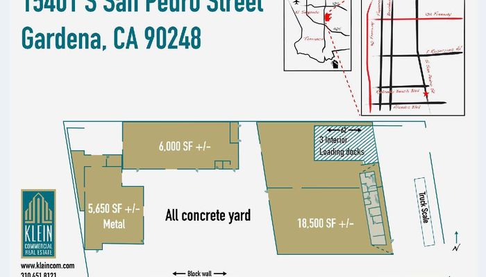 Warehouse Space for Sale at 15401-15405 S San Pedro St Gardena, CA 90248 - #1