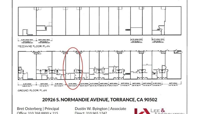 Warehouse Space for Rent at 20920 - 20944 S Normandie Ave Torrance, CA 90502 - #14