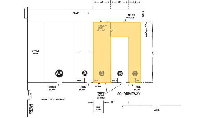 Warehouse Space for Rent at 508 E E St Wilmington, CA 90744 - #1