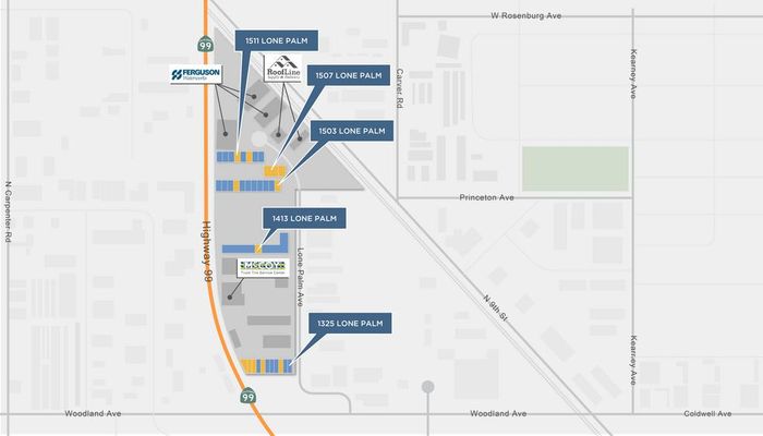 Warehouse Space for Rent at 1413 Lone Palm Ave Modesto, CA 95351 - #5