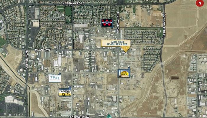 Warehouse Space for Rent at 6301 Seven Seas Ave Bakersfield, CA 93308 - #3