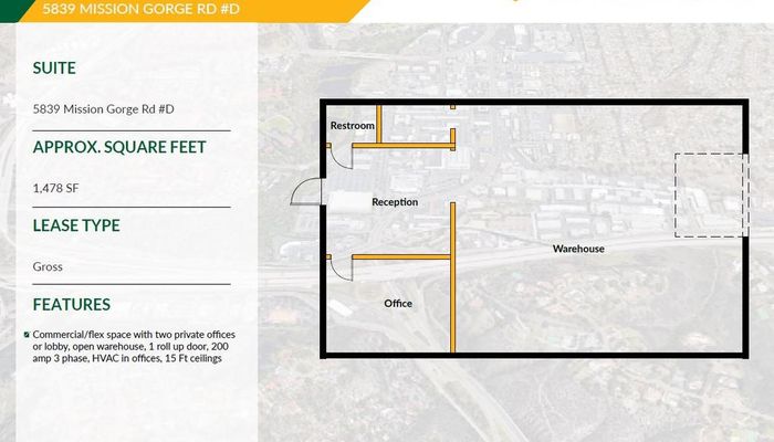 Warehouse Space for Rent at 5835-5841 Mission Gorge Rd San Diego, CA 92120 - #13