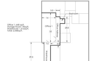 Warehouse Space for Rent located at 20652 Bahama St Chatsworth, CA 91311