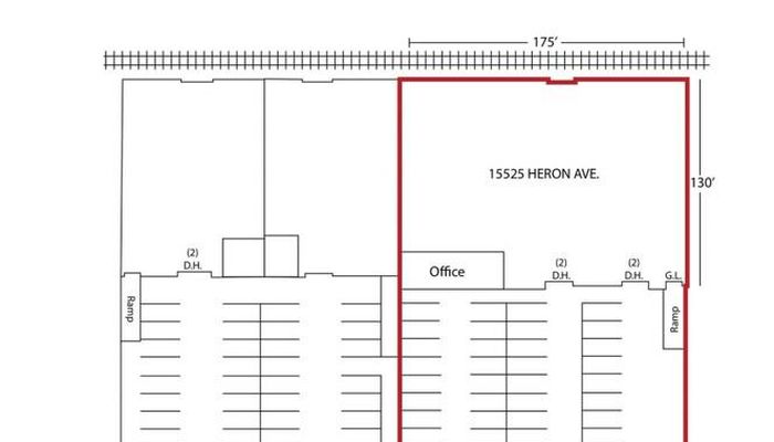 Warehouse Space for Rent at 15525-15607 Heron Ave La Mirada, CA 90638 - #2