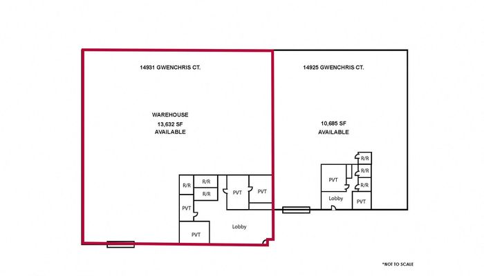 Warehouse Space for Rent at 14931 Gwenchris Court Paramount, CA 90723 - #1