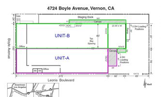 Warehouse Space for Rent located at 4724 S Boyle Ave Vernon, CA 90058