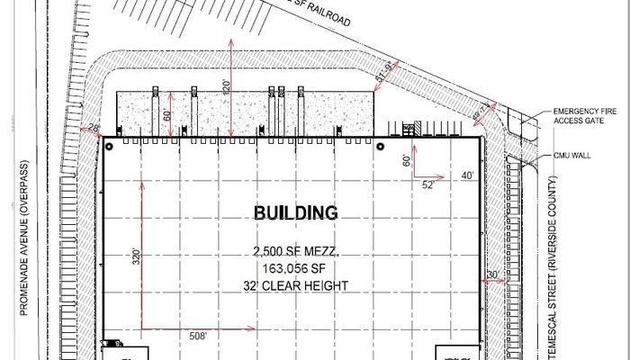 Warehouse Space for Rent at 515 S Promenade Ave Corona, CA 92879 - #1