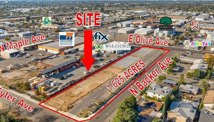 Warehouse Space for Rent at 4630 E Olive Ave Fresno, CA 93702 - #1