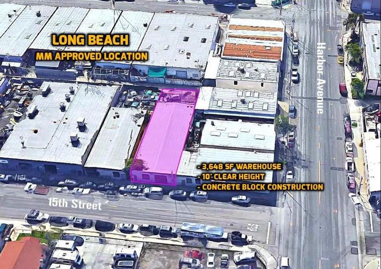 Cannabis Distribution Lease Property 1356 W 15th St