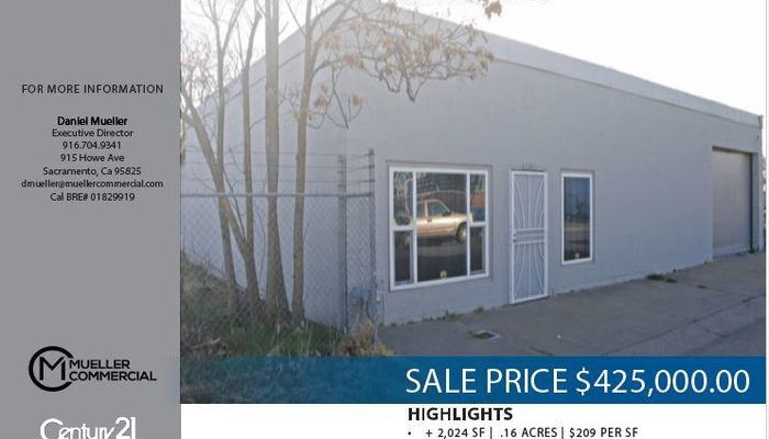 Warehouse Space for Sale at 2114 Barstow St Sacramento, CA 95815 - #1