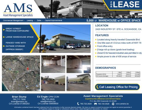 Industrial Property For Lease