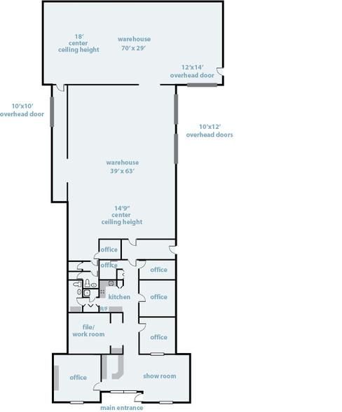 7,148 Office/Warehouse Space 5845 49th St photo 1