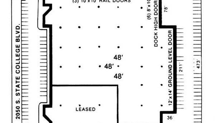 Warehouse Space for Rent at 2040-2050 S State College Blvd Anaheim, CA 92806 - #3