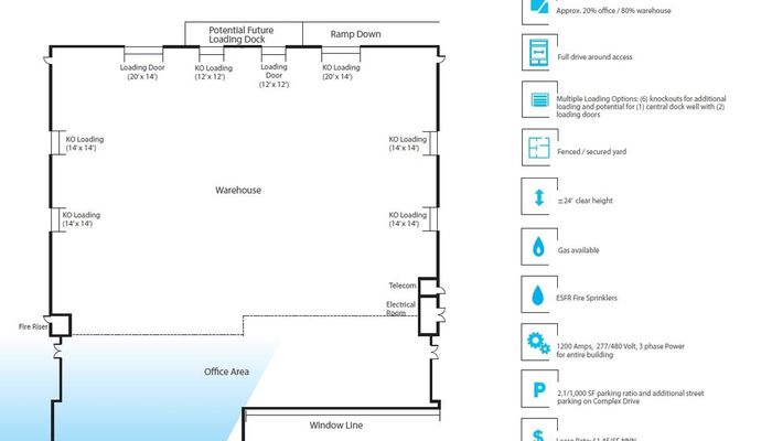 Warehouse Space for Rent at 8840 Complex Dr San Diego, CA 92123 - #1