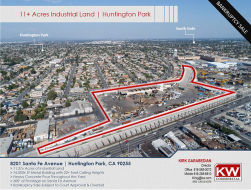 BANKRUPTCY SALE | 11.27 Acres Industrial Land