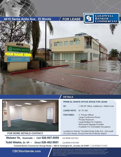 Multiple Spaces Property For Lease
