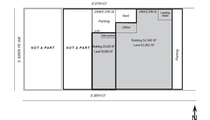 Warehouse Space for Sale at 2438-2454 E 27th St Vernon, CA 90058 - #3