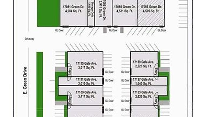 Warehouse Space for Rent at 17081-17093 E Green Dr City Of Industry, CA 91745 - #2