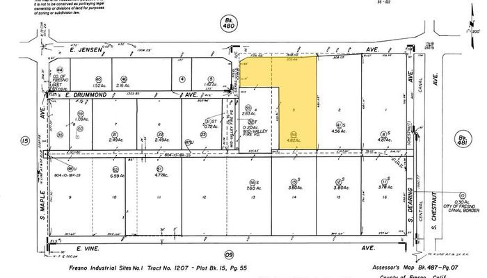 Warehouse Space for Rent at 4734 E Jensen Ave Fresno, CA 93725 - #3