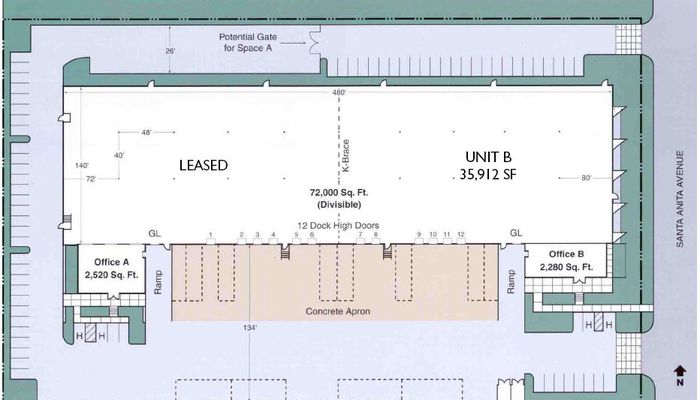 Warehouse Space for Rent at 9570 Santa Anita St Rancho Cucamonga, CA 91730 - #12