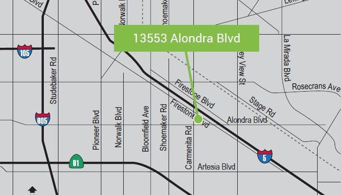 Warehouse Space for Rent at 13553-13563 Alondra Blvd Santa Fe Springs, CA 90670 - #13