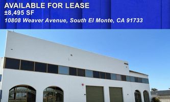 Warehouse Space for Rent located at 10808 Weaver Ave South El Monte, CA 91733