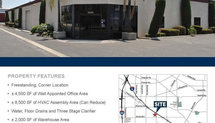 Warehouse Space for Rent at 15320 Cornet Ave Santa Fe Springs, CA 90670 - #1