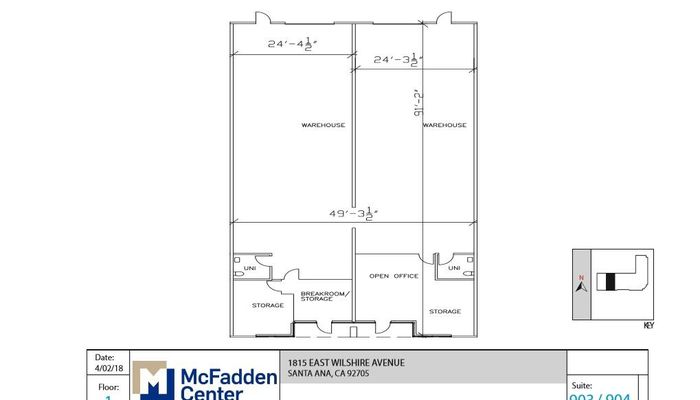 Warehouse Space for Rent at 1815 E Wilshire Ave Santa Ana, CA 92705 - #10