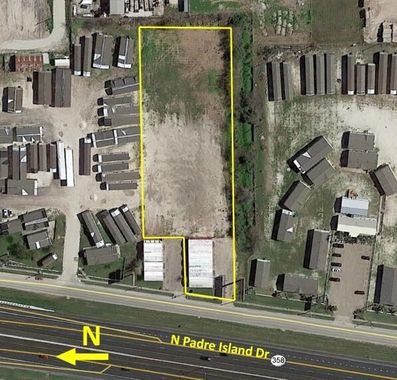Small Shop/Large Yard w/ excellent Hwy Exposu 1726 N Padre Island Dr