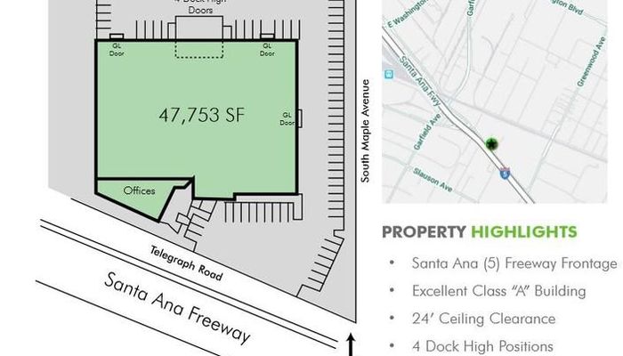 Warehouse Space for Rent at 7177-7179 Telegraph Rd Montebello, CA 90640 - #7