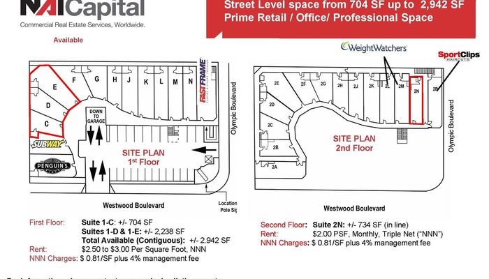 Office Space for Rent at 2180 Westwood Boulevard Los Angeles, CA 90025 - #2