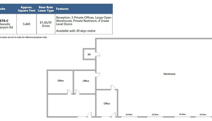 Warehouse Space for Rent at 4570-4580 Alvarado Canyon Rd San Diego, CA 92120 - #8