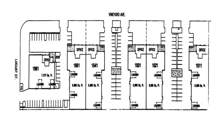 Warehouse Space for Rent at 1561 S Vineyard Ave Ontario, CA 91761 - #2