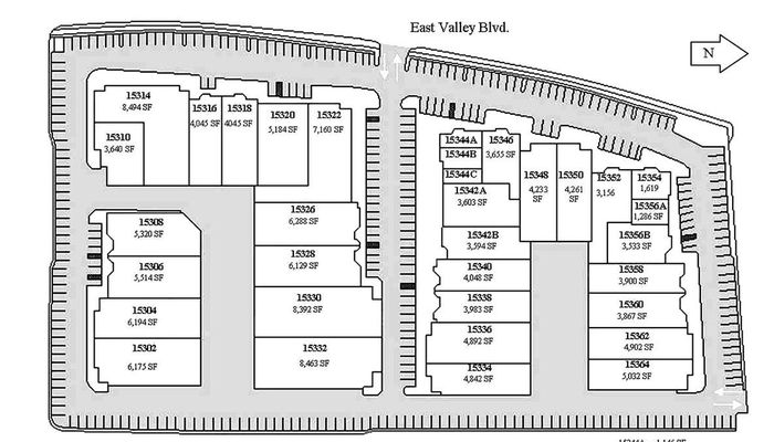 Warehouse Space for Rent at 15334-15364 E Valley Blvd City Of Industry, CA 91746 - #3