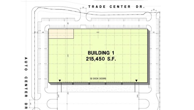 NEC of Trade Center & Auto Center Dr