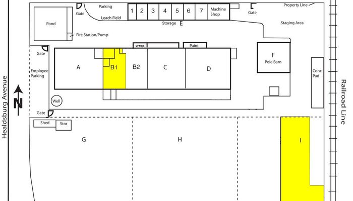 Warehouse Space for Rent at 160 Grant Ave Healdsburg, CA 95448 - #2