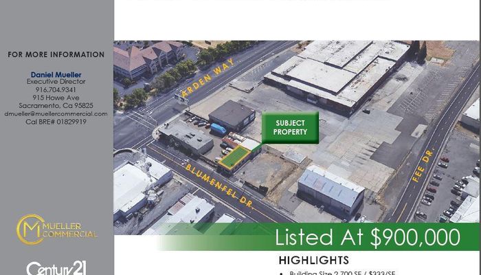 Warehouse Space for Sale at 2120 Blumenfeld Dr Sacramento, CA 95815 - #1