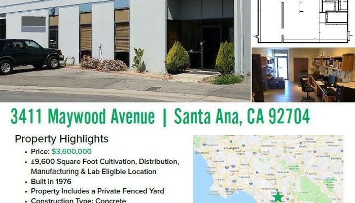 Warehouse Space for Sale at 3411 Maywood Ave Santa Ana, CA 92704 - #2