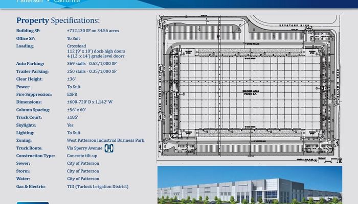 Warehouse Space for Rent at 400 Park Center Dr Patterson, CA 95363 - #6