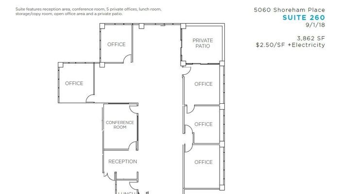 Office Space for Rent at 5060 Shoreham Pl San Diego, CA 92122 - #6