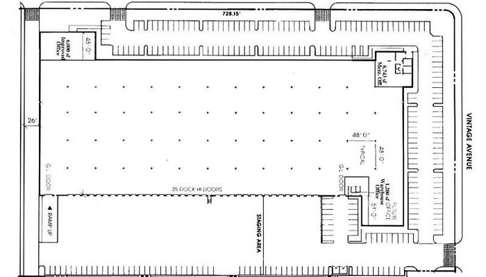 Warehouse Space for Rent at 5490 E Francis St Ontario, CA 91761 - #3