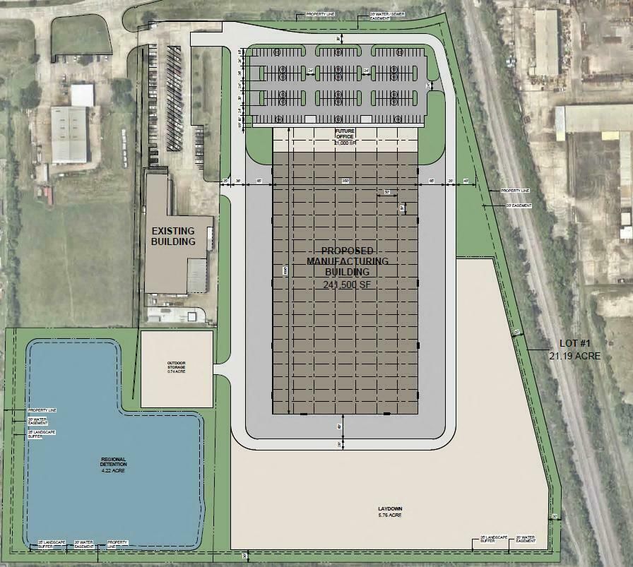 Proposed: 30,000 to 300,000 SF Industrial photo 2