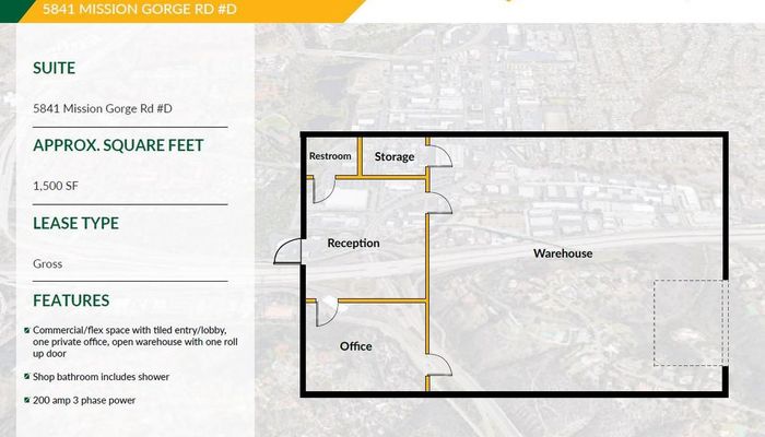 Warehouse Space for Rent at 5835-5841 Mission Gorge Rd San Diego, CA 92120 - #21