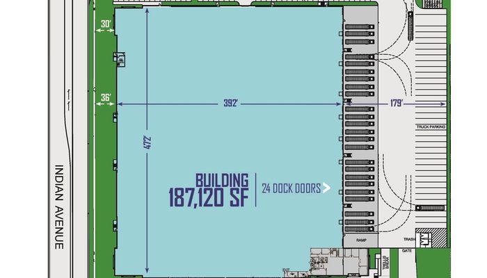 Warehouse Space for Rent at 4414 W Markham St Perris, CA 92571 - #2