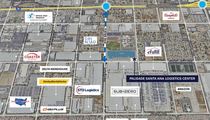 Warehouse Space for Rent at Citrus Avenue & Santa Ana Avenue Fontana, CA 92335 - #3
