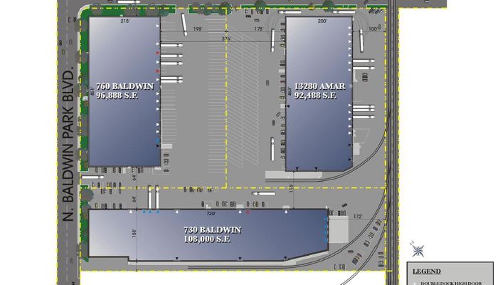 Warehouse Space for Rent at 13260-13280 E Amar Rd City Of Industry, CA 91746 - #13